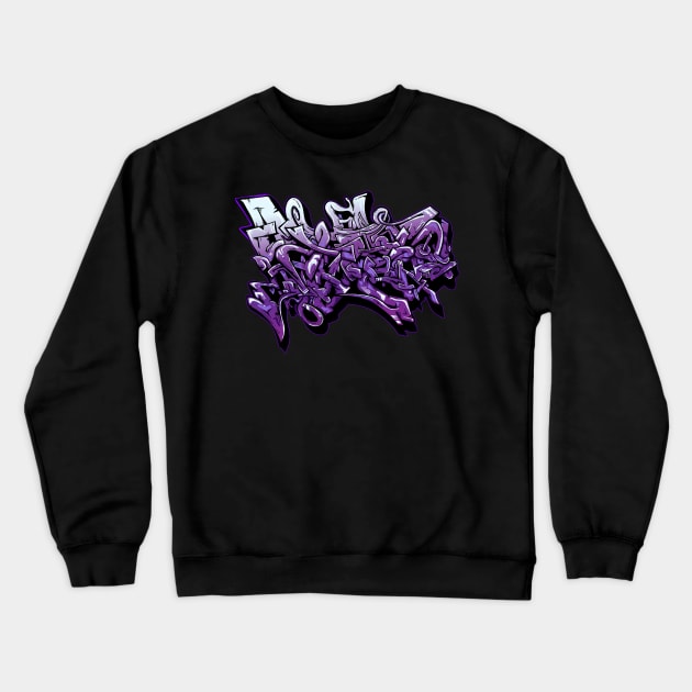 Wild Style Graffiti Crewneck Sweatshirt by ComPix